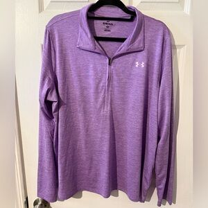 Under Armour Lavender Heather 1/4 Zip Pullover
